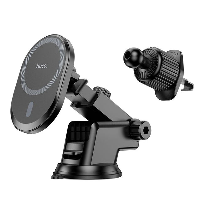 15W Super Magnetic All in 1 Wireless Charging Car Holder BL-BH201 - GR Phones