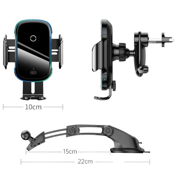 15W Wireless Charger Car Electric Holder Wireless Quick Charger - GR Phones
