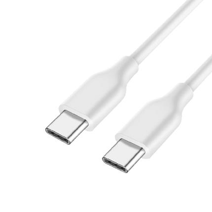 1M USB - C to C Charge Cable - White - GR Phones