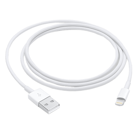 2M Lightning to USB Charging Cable Orignal - White - GR Phones