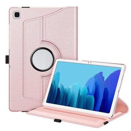 360 Rotative Leather Smart Case Cover For Galaxy Tab A9 Plus 11 (X210/ X215/ X216) - Rose Gold - GR Phones