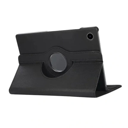360 Rotative Leather Smart Case Cover For Galaxy Tab S9 FE/ S10 FE - Black - GR Phones