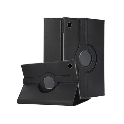 360 Rotative Leather Smart Case Cover For Galaxy Tab S9 FE/ S10 FE - Black - GR Phones