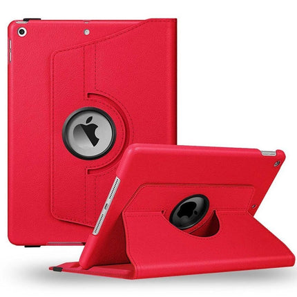 360 Rotative Leather Smart Case Cover For iPad Mini 4 - Red - GR Phones
