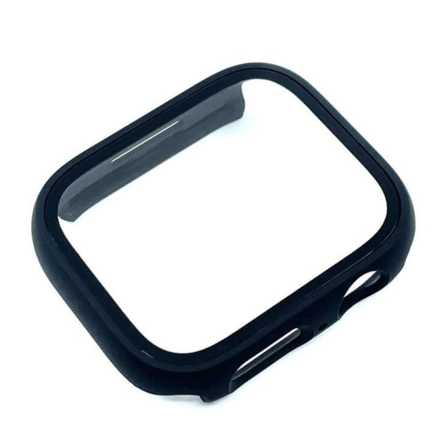 Apple Watch 7 41mm Protector Case with Tempered Glass - Black - GR Phones