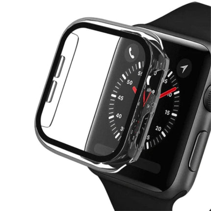 Apple Watch 7 45mm Protector Case with Tempered Glass - Transparent - GR Phones