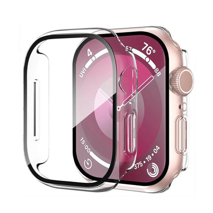 Apple Watch Series 10/ 11 42mm Protector Case with Tempered Glass - Transparent - GR Phones