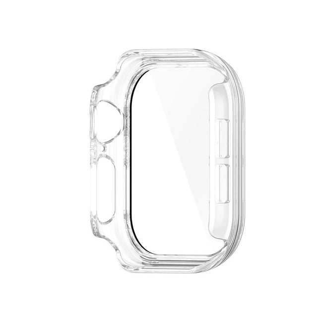 Apple Watch Series 10/ 11 46mm Protector Case with Tempered Glass - Transparent - GR Phones
