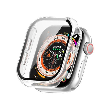 Apple Watch Series 10/ 11 46mm Protector Case with Tempered Glass - Transparent - GR Phones