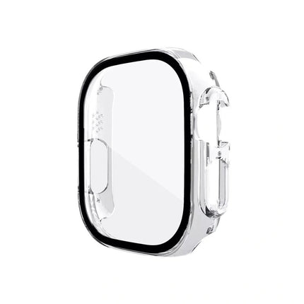 Apple Watch Ultra 49mm Protector Case with Tempered Glass - Transparent - GR Phones