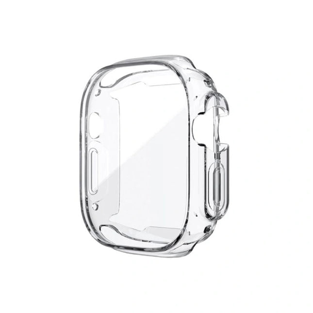 Apple Watch Ultra 49mm Protector Case with Tempered Glass - Transparent - GR Phones