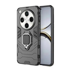Armor Metal Ring Grip Shockproof Dual Layer Rugged Hard Cover for Oppo Find X8 Pro - GR Phones