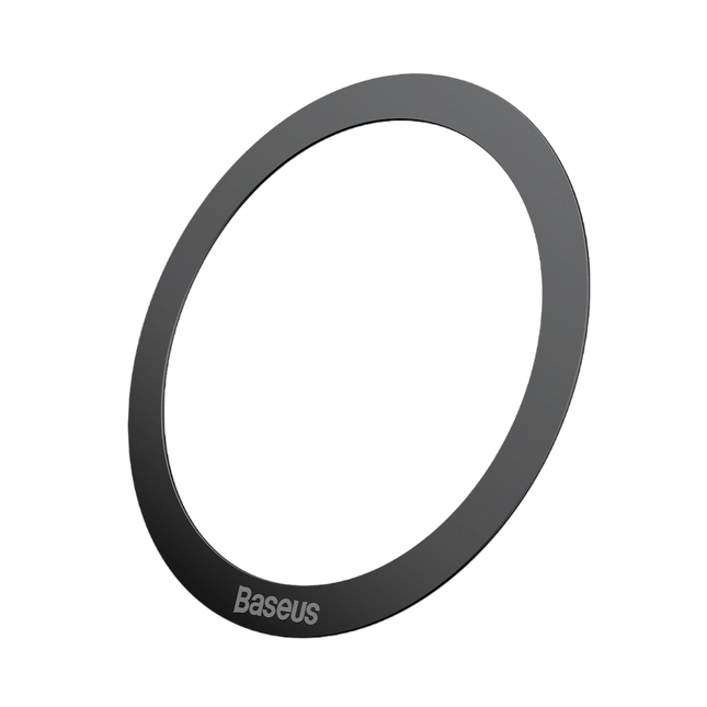 Baseus Magnetic Metal Ring 2pcs Pack - Black - GR Phones