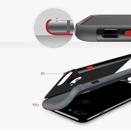 Baseus Magnetic Ring Case Cover for iPhone 7/ 8/ SE 2020/ SE 2022 - Red - GR Phones