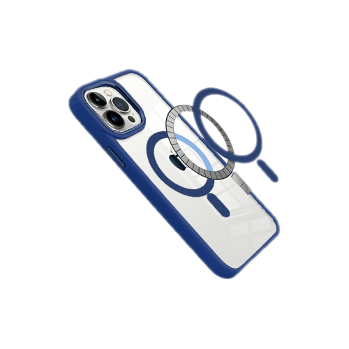 Beetle Magsafe Transparent Case Cover For iPhone 14 Plus - Blue - GR Phones