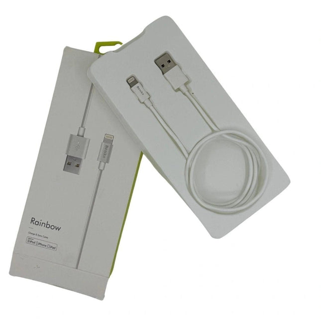 Benks Rainbow Lighting Cable BMX/001S 1m - White - GR Phones