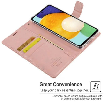 Blue Moon Diary Leather Case Cover For Galaxy A11 - Black - GR Phones