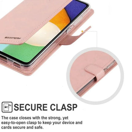 Blue Moon Diary Leather Case Cover For Galaxy A11 - Black - GR Phones