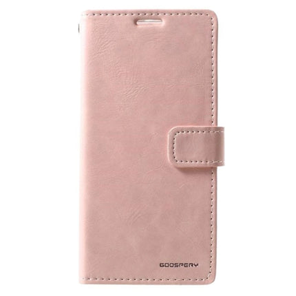 Goospery Mercury Blue Moon Diary Wallet Leather Case For iPhone 14 Plus