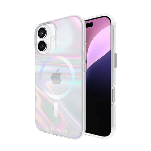 Case - Mate: Soap Bubble MagSafe Case for iPhone 16 - Iridescent - GR Phones