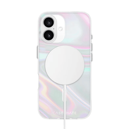 Case - Mate: Soap Bubble MagSafe Case for iPhone 16 - Iridescent - GR Phones
