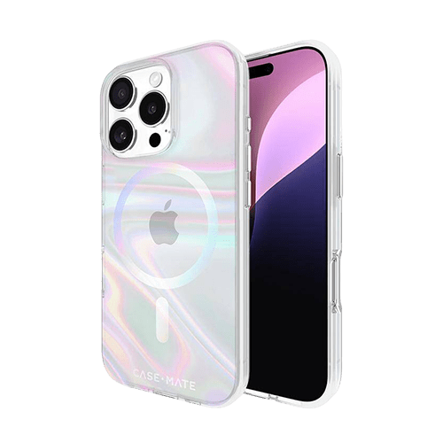 Case - Mate: Soap Bubble MagSafe Case for iPhone 16 Pro - Iridescent - GR Phones