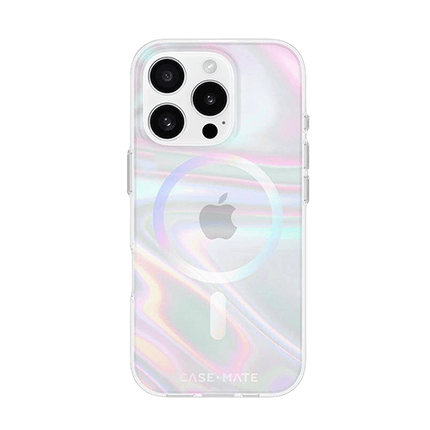 Case - Mate: Soap Bubble MagSafe Case for iPhone 16 Pro - Iridescent - GR Phones