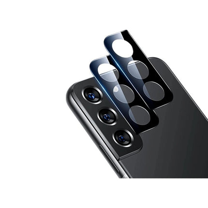 Clear Glass Camera Lens Cover Protector for Galaxy S22/ S22 Plus - Black - GR Phones