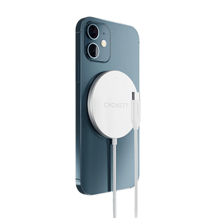 Cygnett 15W Magnetic Wireless Charging Cable - White 1.2M - GR Phones