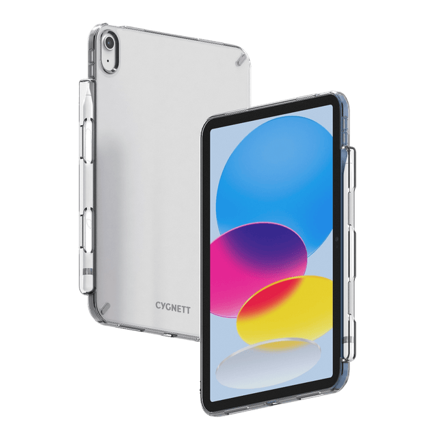 Cygnett AeroShield Apple iPad (10.9") (10th Gen) Case - (CY4480CPAEG) , Raised Edges, Hard - Shell Back, Pen Holder, Scratch Resistant - GR Phones