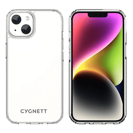 Cygnett AeroShield Apple iPhone 16e/ iPhone 14 /iPhone 13 Clear Protective Case - (CY4169CPAEG), Slim, TPU Frame, Hard - Shell Back - GR Phones