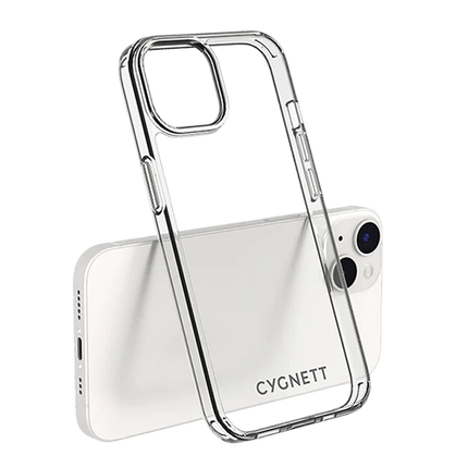 Cygnett AeroShield Apple iPhone 16e/ iPhone 14 /iPhone 13 Clear Protective Case - (CY4169CPAEG), Slim, TPU Frame, Hard - Shell Back - GR Phones