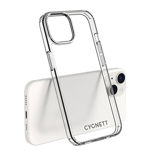 Cygnett AeroShield Apple iPhone 16e/ iPhone 14 /iPhone 13 Clear Protective Case - (CY4169CPAEG), Slim, TPU Frame, Hard - Shell Back - GR Phones