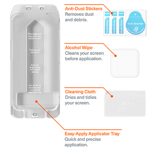 Cygnett: DefenceShield Glass Screen Protector for iPhone 16 Pro - GR Phones