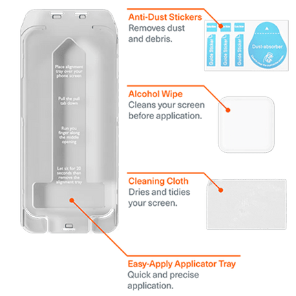 Cygnett: DefenceShield Glass Screen Protector for iPhone 16 Pro Max - GR Phones