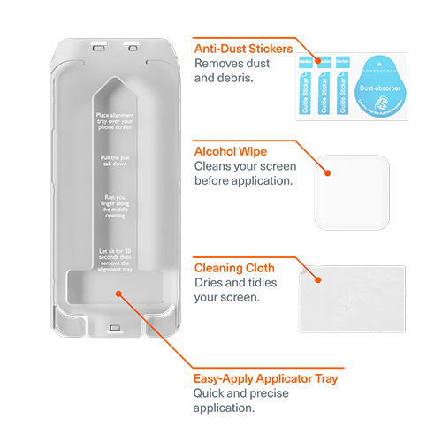 Cygnett: GlareShield Anti - Glare Glass Screen Protector for iPhone 16/15 - GR Phones