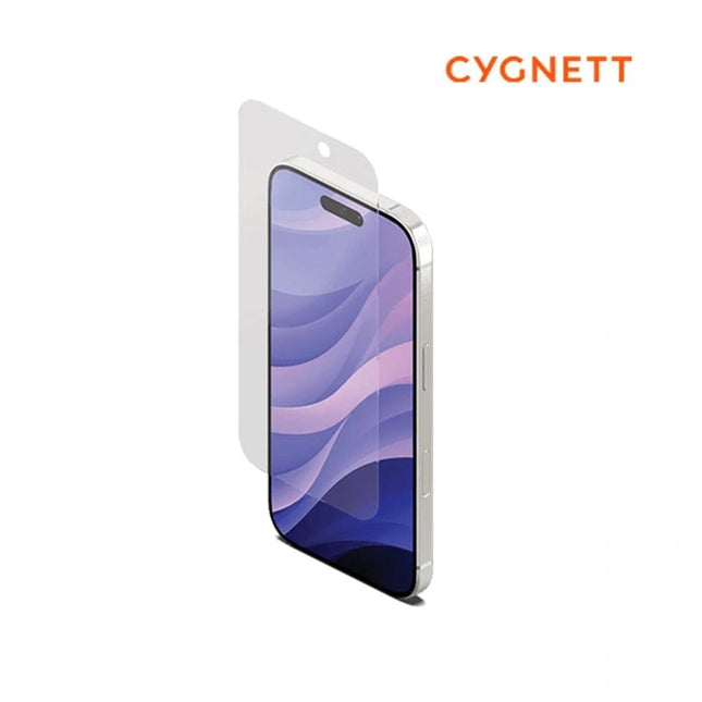 Cygnett: GlareShield Anti - Glare Glass Screen Protector for iPhone 16/15 - GR Phones