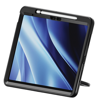 Cygnett GripStand Apple iPad Air (M2/M3) "13"/ iPad Pro 12.9" (6th/5th/4th/3rd) Case - Black (CY5203CPGRP),Built - in Screen Protector - GR Phones