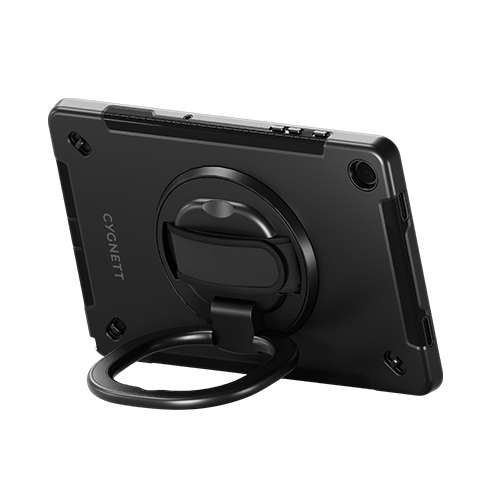 Cygnett GripStand Apple iPad Air (M2/M3) "13"/ iPad Pro 12.9" (6th/5th/4th/3rd) Case - Black (CY5203CPGRP),Built - in Screen Protector - GR Phones