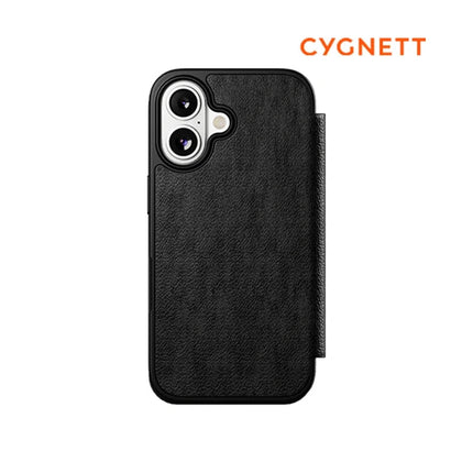 Cygnett: MagWallet Leather Case for iPhone 16 Plus - Black - GR Phones