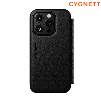 Cygnett: MagWallet Leather Case for iPhone 16 Pro - Black - GR Phones