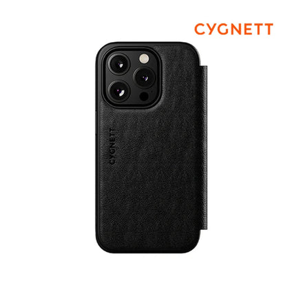 Cygnett: MagWallet Leather Case for iPhone 16 Pro - Black - GR Phones