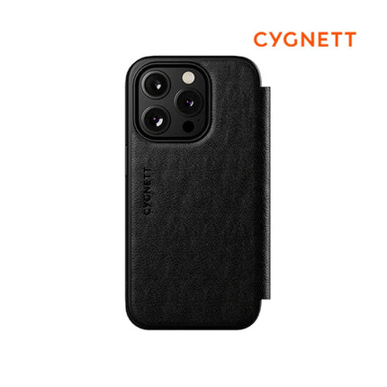 Cygnett: MagWallet Leather Case for iPhone 16 Pro Max - Black - GR Phones