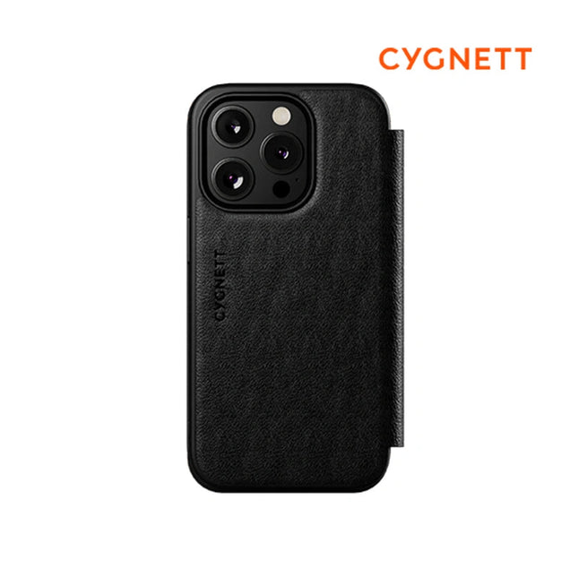 Cygnett: MagWallet Leather Case for iPhone 16 Pro Max - Black - GR Phones