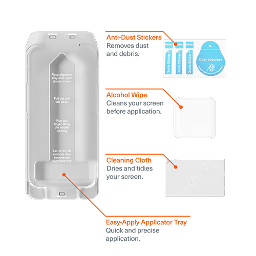 Cygnett: OpticShield Glass Screen Protector for iPhone 16 Plus/15 Plus - GR Phones