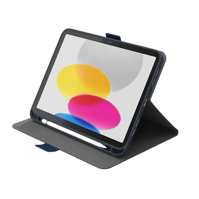 Cygnett TekView Apple iPad (10.9") (10th Gen) Case - Navy/Blue(CY4479TEKVI),Apple Pencil Holder,360° Protection - GR Phones