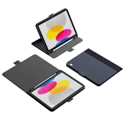 Cygnett TekView Apple iPad (10.9") (10th Gen) Case - Navy/Blue(CY4479TEKVI),Apple Pencil Holder,360° Protection - GR Phones
