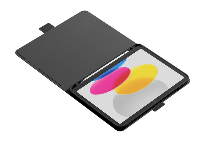Cygnett TekView Apple iPad A16/ "10.9" (10th Gen/11thGen) Case - Grey/Black (CY4391TEKVI), Pencil Holder,Multiple Viewing Angles - GR Phones