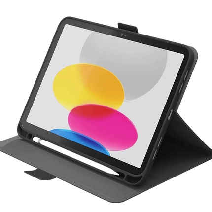 Cygnett TekView Apple iPad A16/ "10.9" (10th Gen/11thGen) Case - Grey/Black (CY4391TEKVI), Pencil Holder,Multiple Viewing Angles - GR Phones