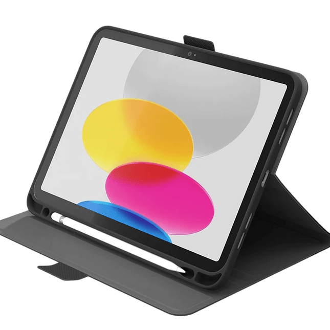 Cygnett TekView Apple iPad A16/ "10.9" (10th Gen/11thGen) Case - Grey/Black (CY4391TEKVI), Pencil Holder,Multiple Viewing Angles - GR Phones